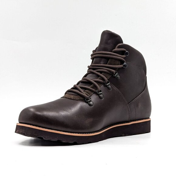 UGG Men Hafstein Port Waterproof Brown Leather  Lace-up Boots sz 13 main image 9